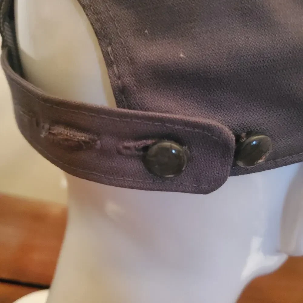 The North Face Mens Baseball Cap Hat Gray Adjustable Logo Outdoor Hiking OSFA
